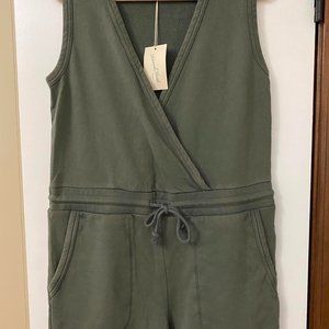 Womens New Universal Thread Romper Olive Green Medium
